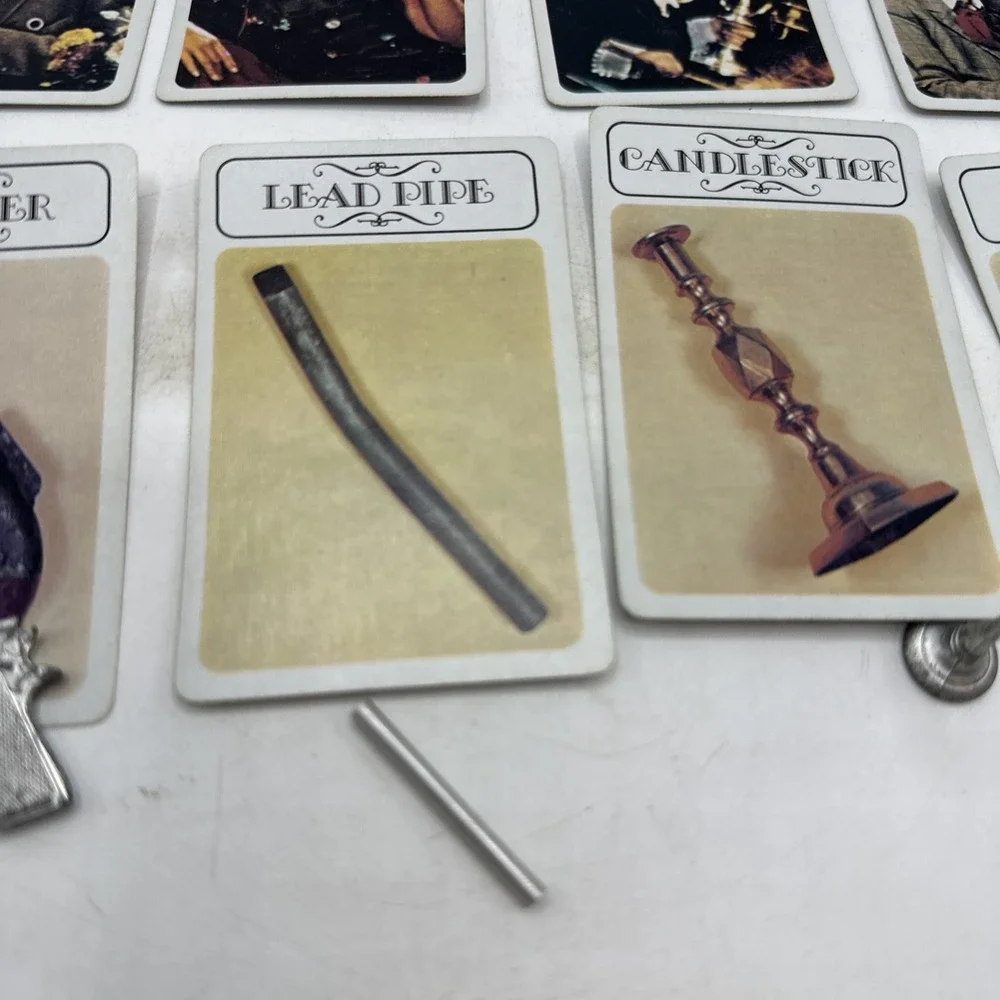Parker Brothers CLUE‎ Board Game Missing Wrench And Pipe 1972
